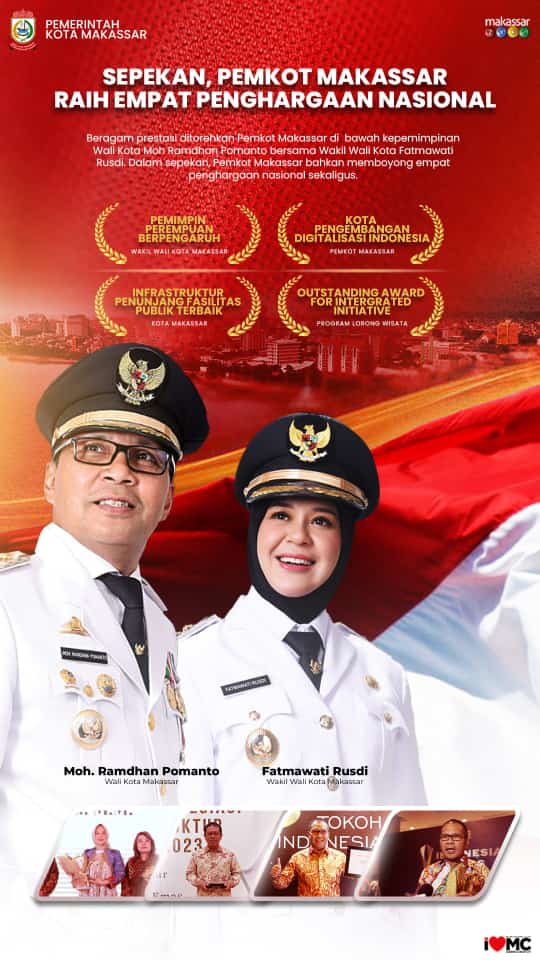 Penunjang Foto Dalam Sepekan Pemkot Makassar Raih Empat Penghargaan Nasional - 1