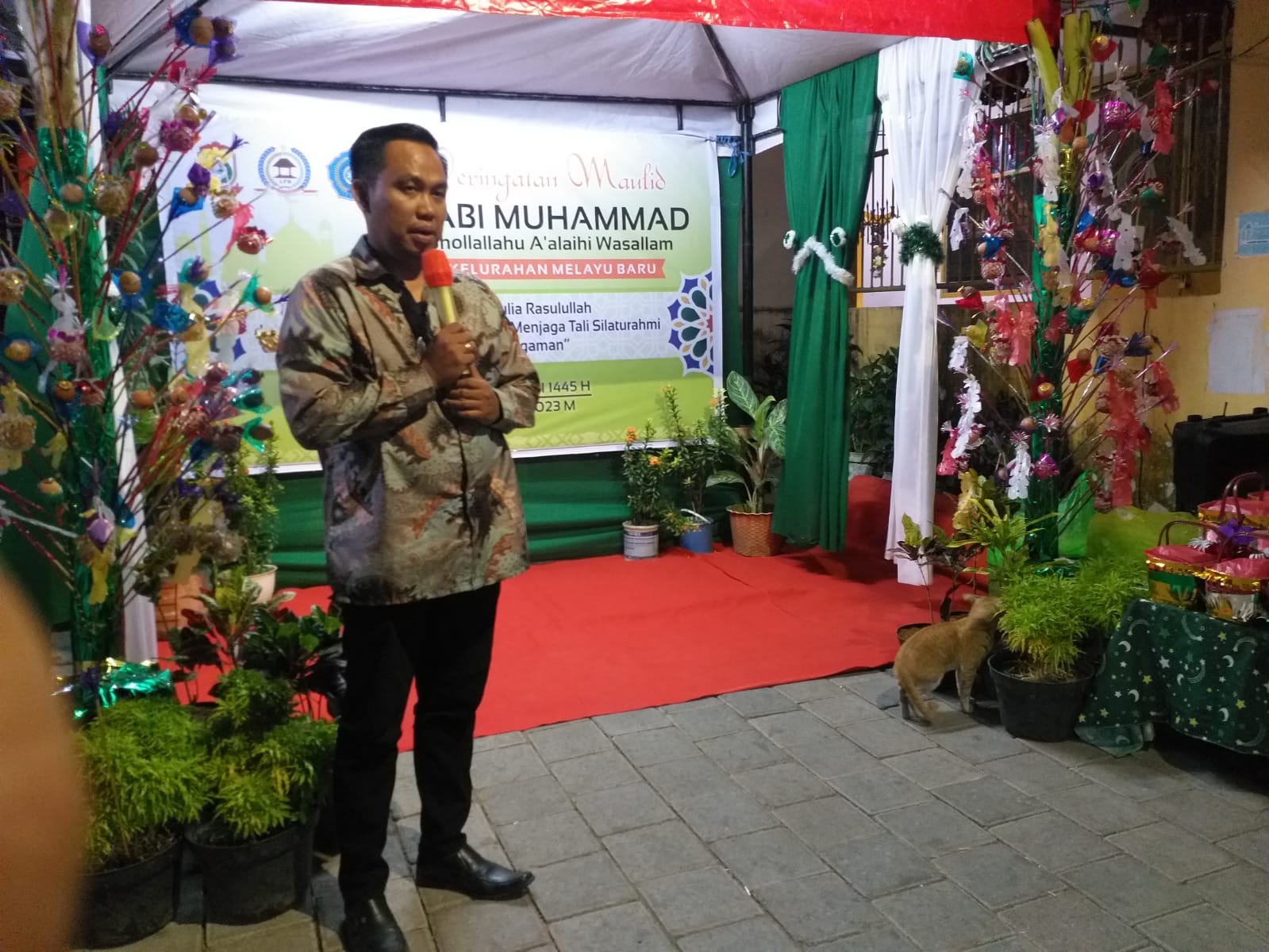 Penunjang Foto PERINGATAN MAULID NABI MUHAMMAD SAW DI KEL. MELAYU BARU - 1